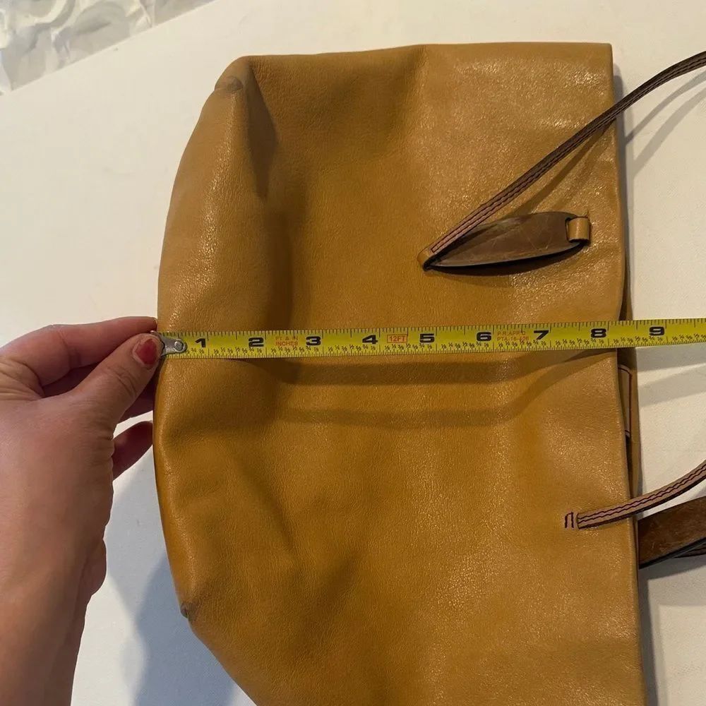 DKNY vintage Tan Leather Shoulder Bag - Picture 5 of 5